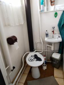 Koupelna v ubytování Apartment Telč Hradecka