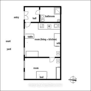 リングアヴェニュー アパートメンツ ブダペストの見取り図または間取り図