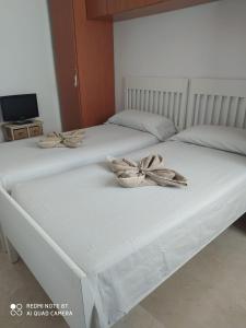 Postel nebo postele na pokoji v ubytování Apartamento San Sebastián de la Gomera