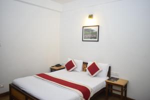 Postel nebo postele na pokoji v ubytování Altius Nest Hotel