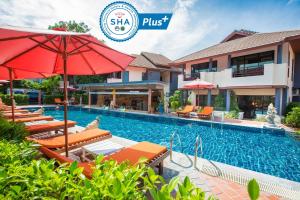 a pool at the shilla phuket resort and spa at Sunrise Resort- Koh Phangan - SHA Extra Plus in Haad Rin