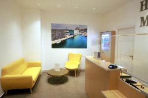 Χώρος καθιστικού στο Best Western Hotel du Mucem