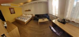 Ruang duduk di Hotel Gól Prostějov