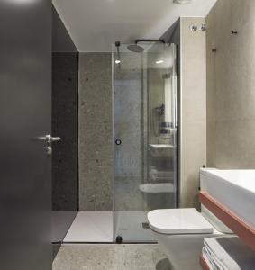 Koupelna v ubytování Hostal Espoz y Mina