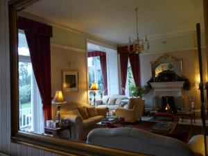 Χώρος καθιστικού στο Pencubitt House
