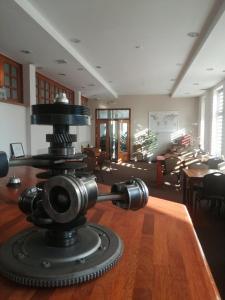 Reštaurácia alebo iné gastronomické zariadenie v ubytovaní Motel Subaru