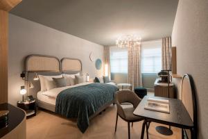 Hotel Märthof Basel客房内的一张或多张床位