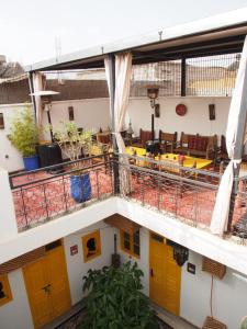 Balkón nebo terasa v ubytování Riad Dar Tiflet