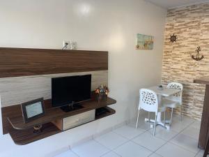 TV a/nebo společenská místnost v ubytování Village Shalom Porto de Sauípe- BA