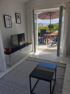 A seating area at Luxury apartment Korcula - Villa Sunny Days