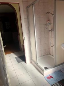 Koupelna v ubytování Chambres d'Hotes Le Passiflore