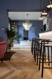 Posezení v ubytování Alice Hotel