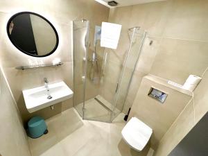 Koupelna v ubytování Villa Pinus Slovenský raj - Hotel Čingov dependance