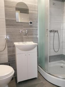 Kylpyhuone majoituspaikassa Noclegi Michaś