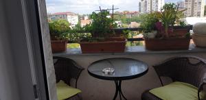 Balkón nebo terasa v ubytování APARTMANI Emerald Dream