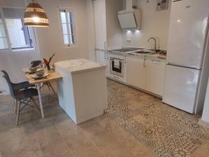 Kuchyň nebo kuchyňský kout v ubytování Beach House ELVIRIA