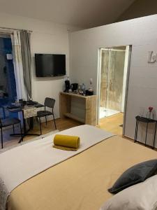 TV o dispositivi per l'intrattenimento presso B&B Maison Pierreuse