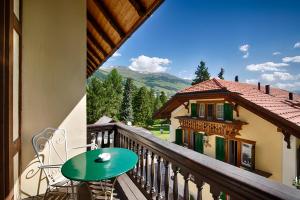 Balkón nebo terasa v ubytování Hotel Villa Post