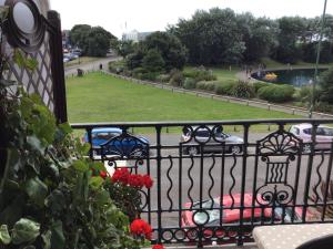 A view of the pool at Arun Sands Rooms or nearby 