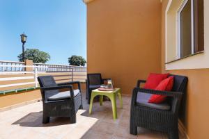 Balkon lub taras w obiekcie Villa Tucanes