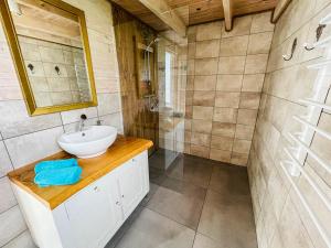 Kúpeľňa v ubytovaní Magic Home Łeba