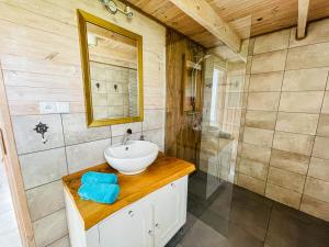 Kúpeľňa v ubytovaní Magic Home Łeba