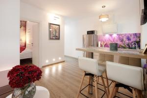 Posezení v ubytování Luxury Apartments Sail 1, 2 & 3