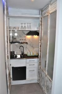 Kuchnia lub aneks kuchenny w obiekcie Suite Estudio Montaña