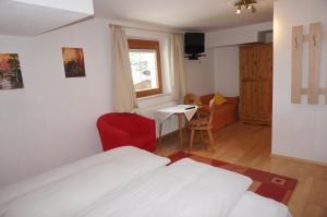 Postel nebo postele na pokoji v ubytování Haus Christine