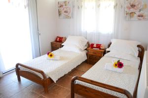 Posteľ alebo postele v izbe v ubytovaní Villa Vicky Corfu