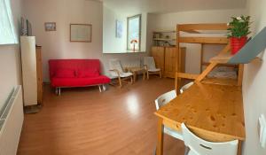 Kuchyňa alebo kuchynka v ubytovaní Apartmány Čertovka