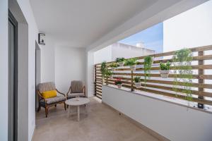 Ein Balkon oder eine Terrasse in der Unterkunft Cana Ferrera