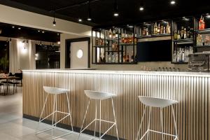 Zona de lounge sau bar la Nordic Hotel Lagos