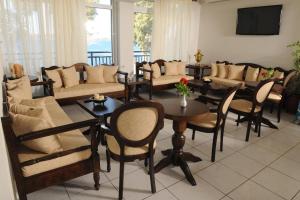 Posezení v ubytování Ammouliani Hotel