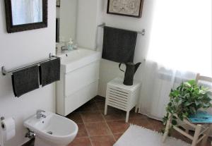 A bathroom at Casa con vista fantastica