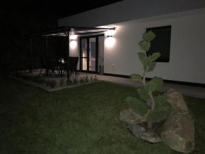 Vonkajšia záhrada v ubytovaní HausLipno Bungalov na Lipně