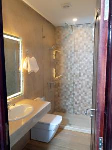Kúpeľňa v ubytovaní Palm’s Motel