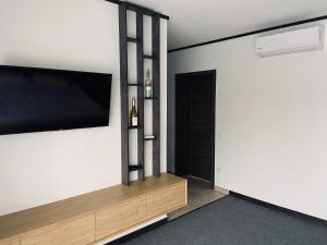TV a/nebo společenská místnost v ubytování Hotel Terrazzo