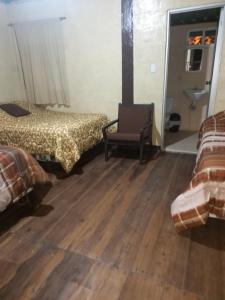Letto o letti in una camera di Montano Camping & Hostel