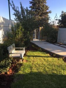 A garden outside החן בירוק