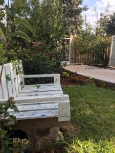 A garden outside החן בירוק
