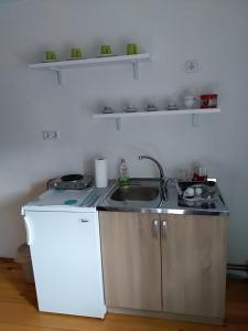 Kuchyň nebo kuchyňský kout v ubytování Goražde-Centar Apartment