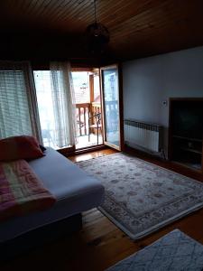 Postel nebo postele na pokoji v ubytování Goražde-Centar Apartment