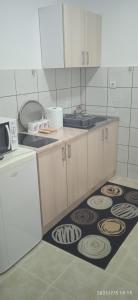Kuchyň nebo kuchyňský kout v ubytování Apartman STOJANOVIĆ