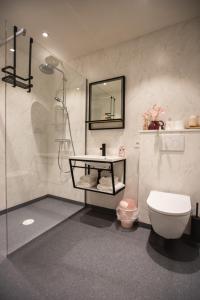Koupelna v ubytování Hotel - B&B Elementum