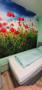 Postel nebo postele na pokoji v ubytování Hotel Gasthaus Felseneck + 3 fotografie