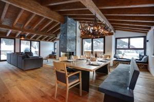 Posezení v ubytování Chalet Bella