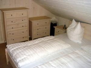 Krevet ili kreveti u jedinici u objektu Ferienhaus-Kinderlieb
