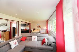 Posezení v ubytování Chalet en Couleurs