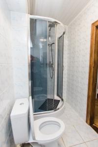 Koupelna v ubytování Апартаменти в центрі міста